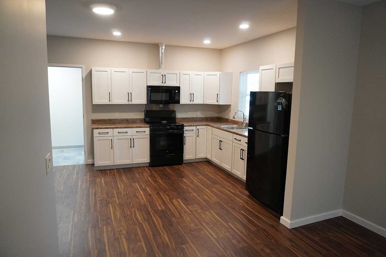 Standard unit, looking toward kitchen